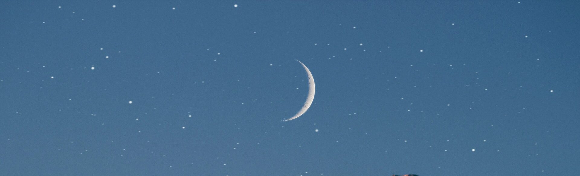 New Moon over Mountains